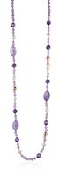 Collana Lelune Donna LELUNE GLAMOUR in Argento Perla LGNK431 - LGNK431